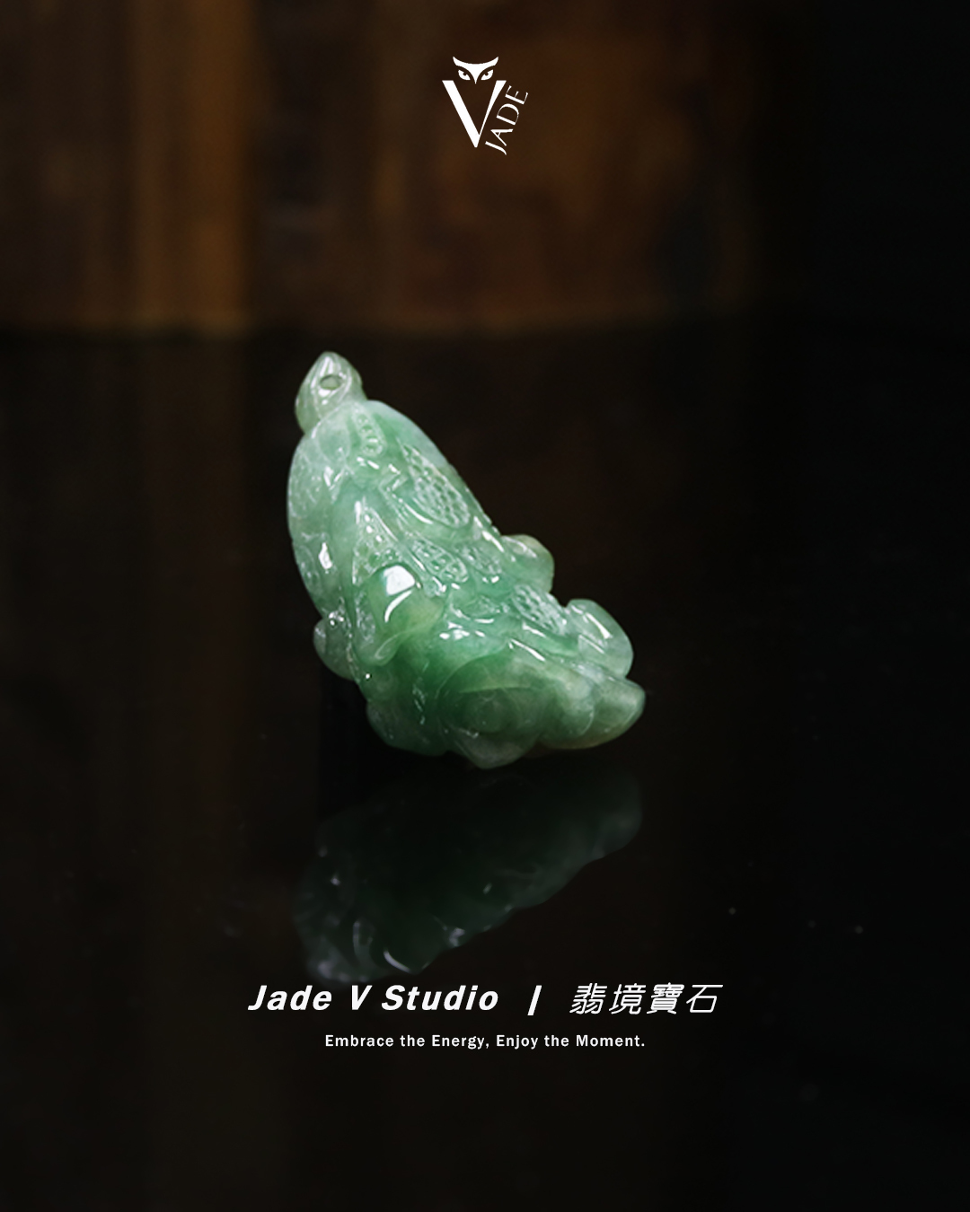 【JadeV｜翡境寶石】糯冰 滿綠 白菜 翡翠
