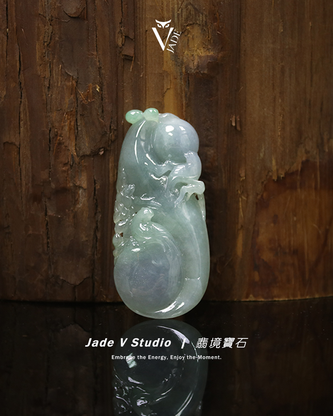 【JadeV｜翡境寶石】糯冰 雙彩 花香鳥語 翡翠