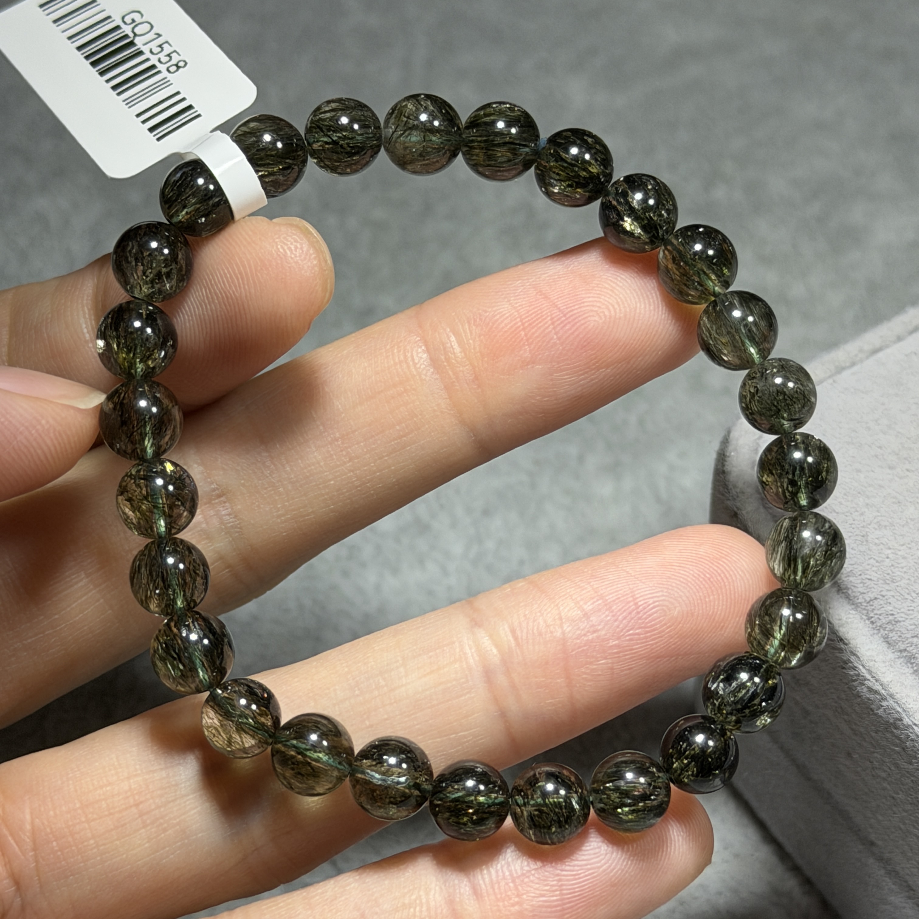 極高級綠碧髮 約6.5mm GQ1558