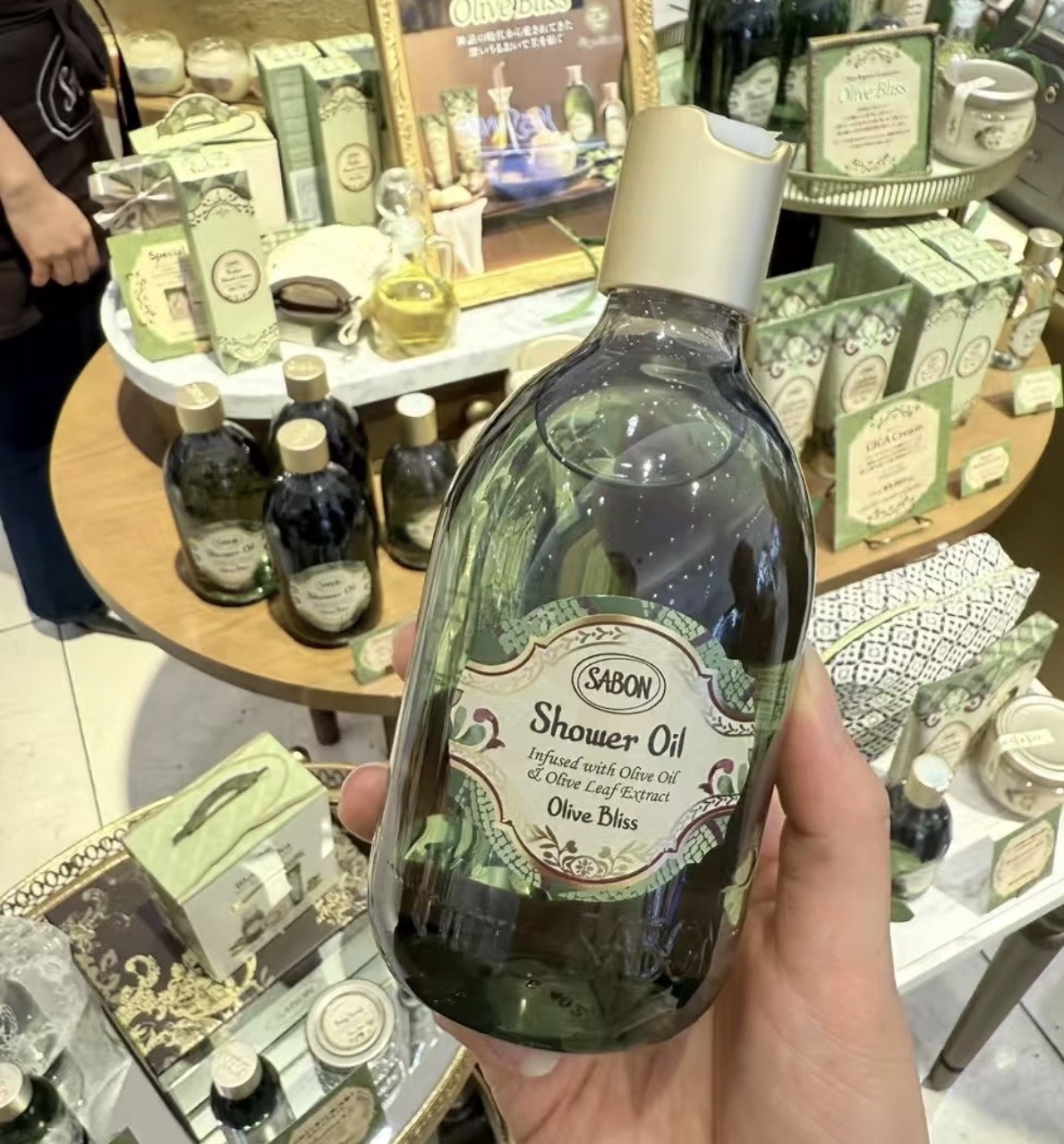 SABON-盛宴橄欖沐浴油 500ml【無壓頭】