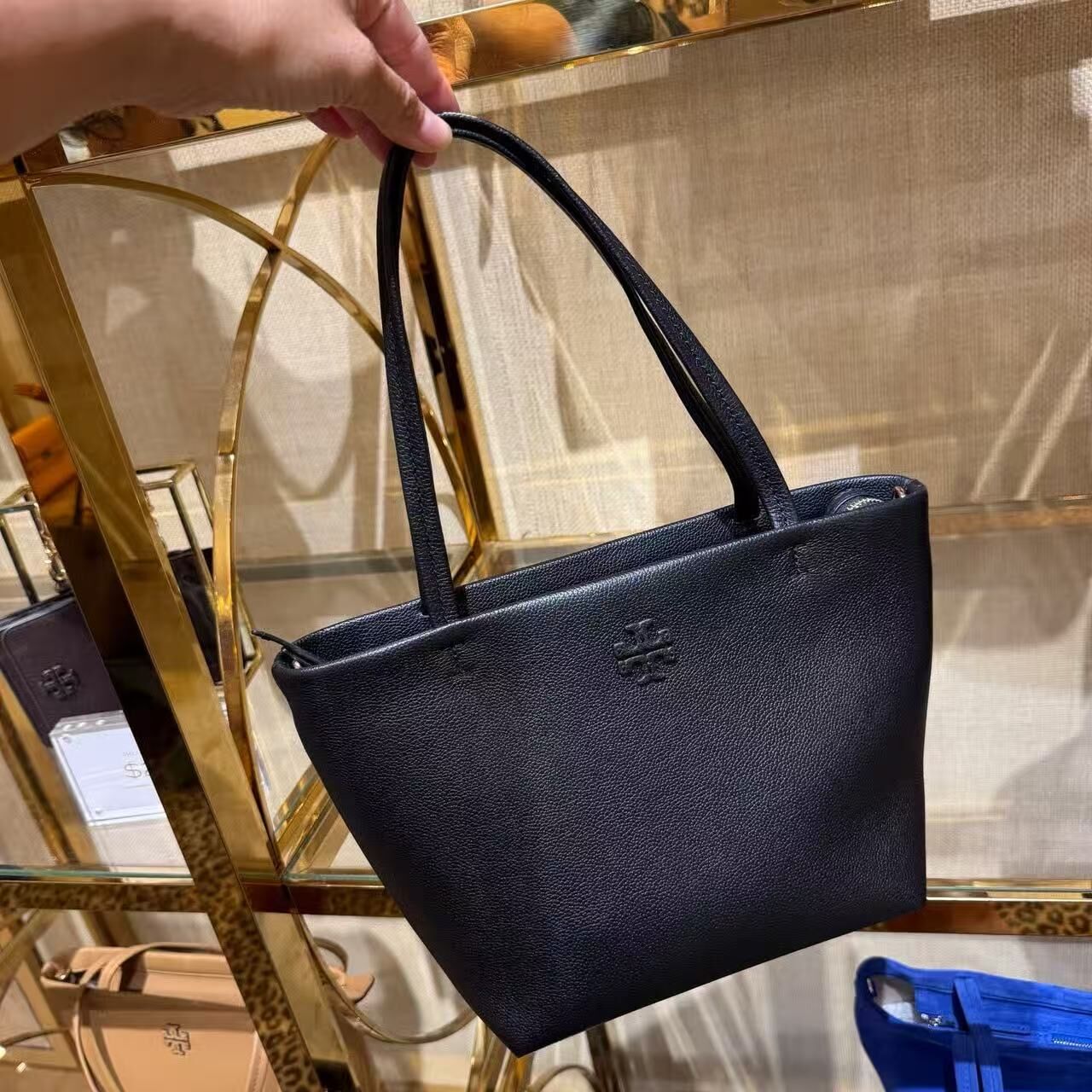 【預購】Tory Burch N090702 Thea 小型托特包 (黑色)