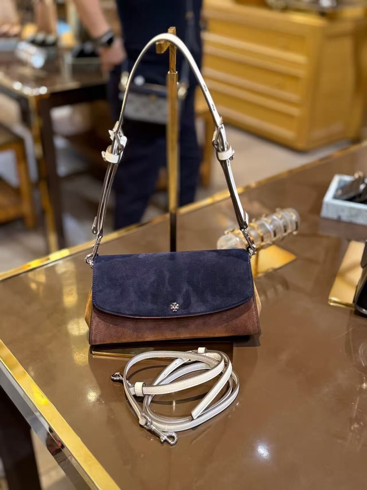 【預購】Tory Burch N090705 Rory 撞色翻蓋單肩包