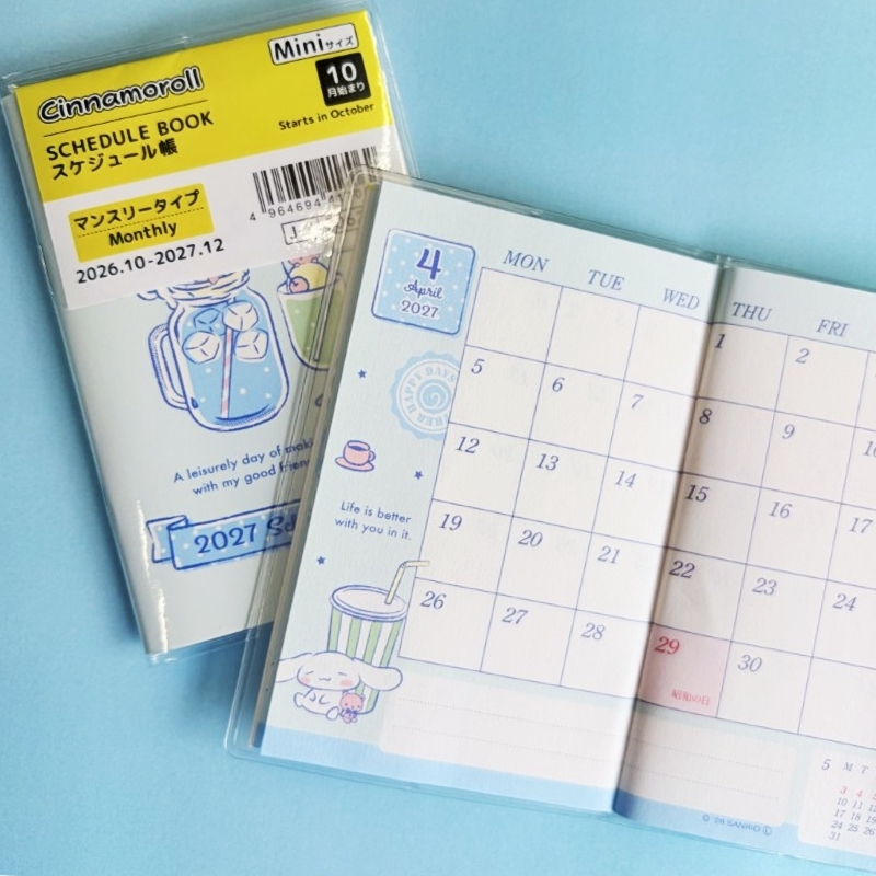 2027年記事本/B6 三麗鷗角色