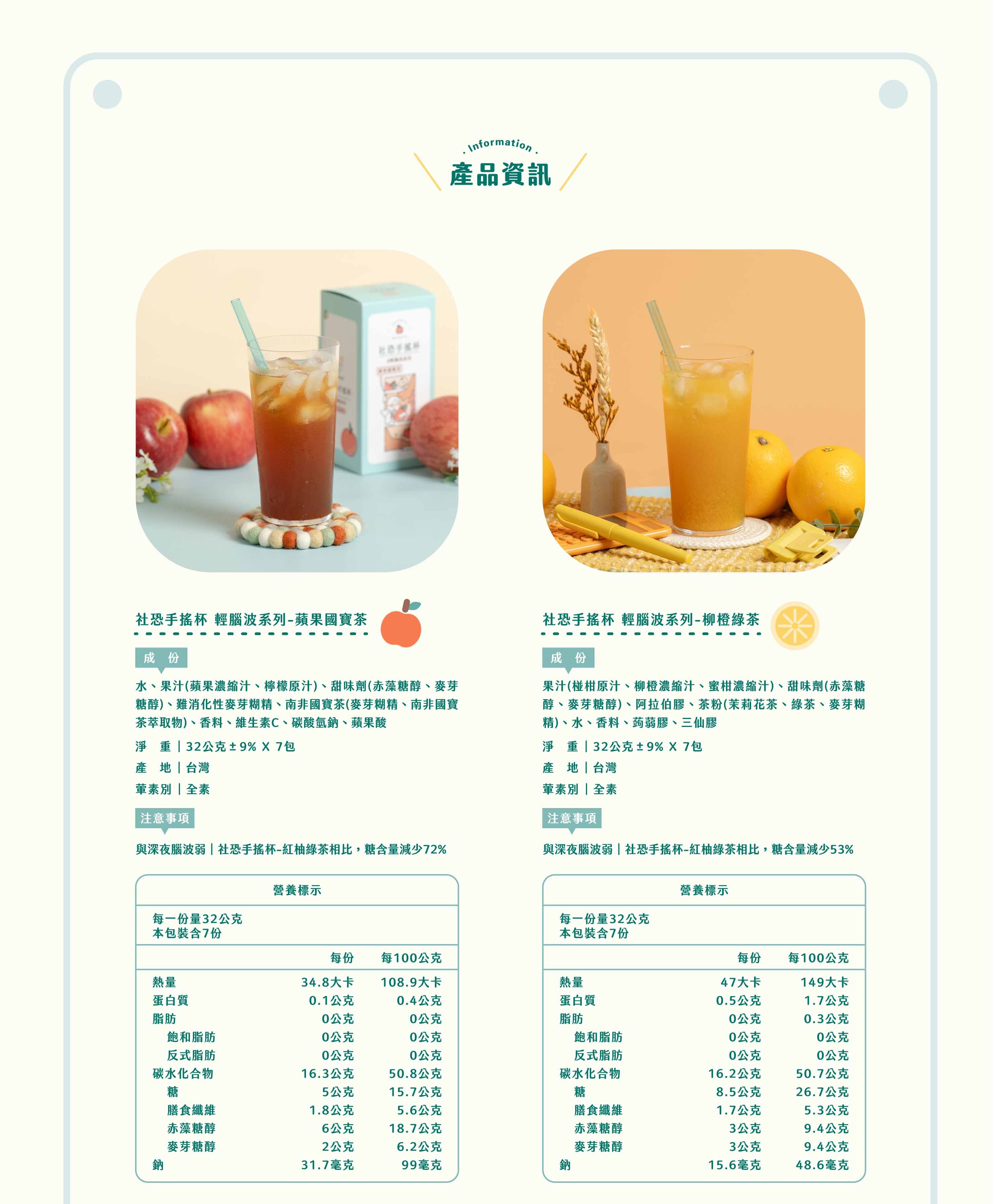 輕腦波系列｜社恐手搖杯詳細規格說明