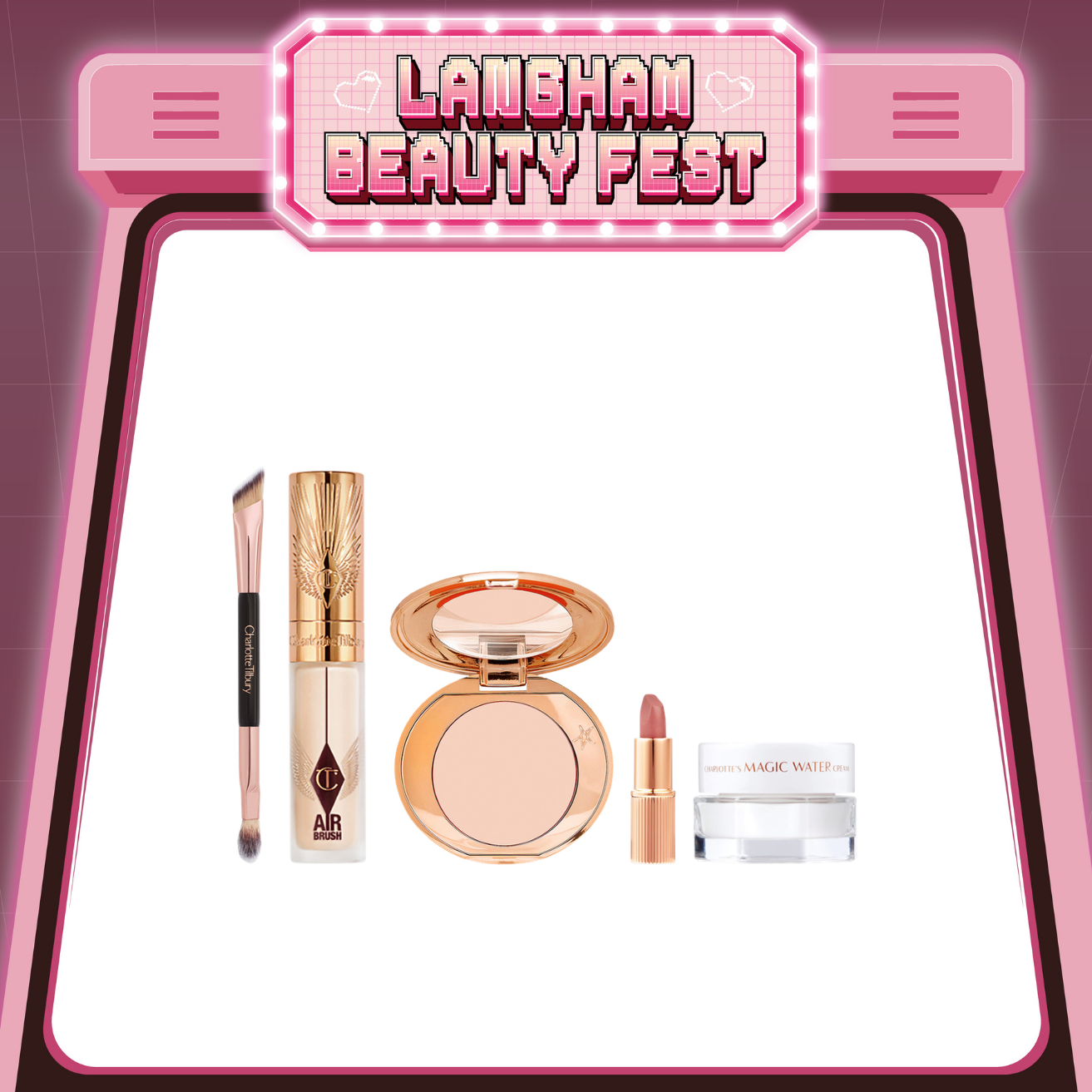 CHARLOTTE TILBURY 精修級磨皮金管及化妝掃套裝