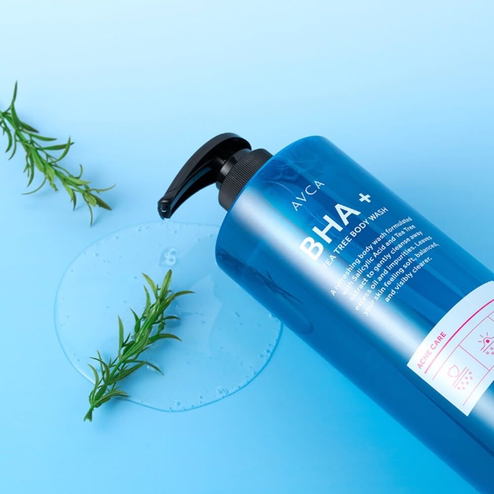 (預購) AVCA BHA痘痘肌專用茶樹身體沐浴露800ml