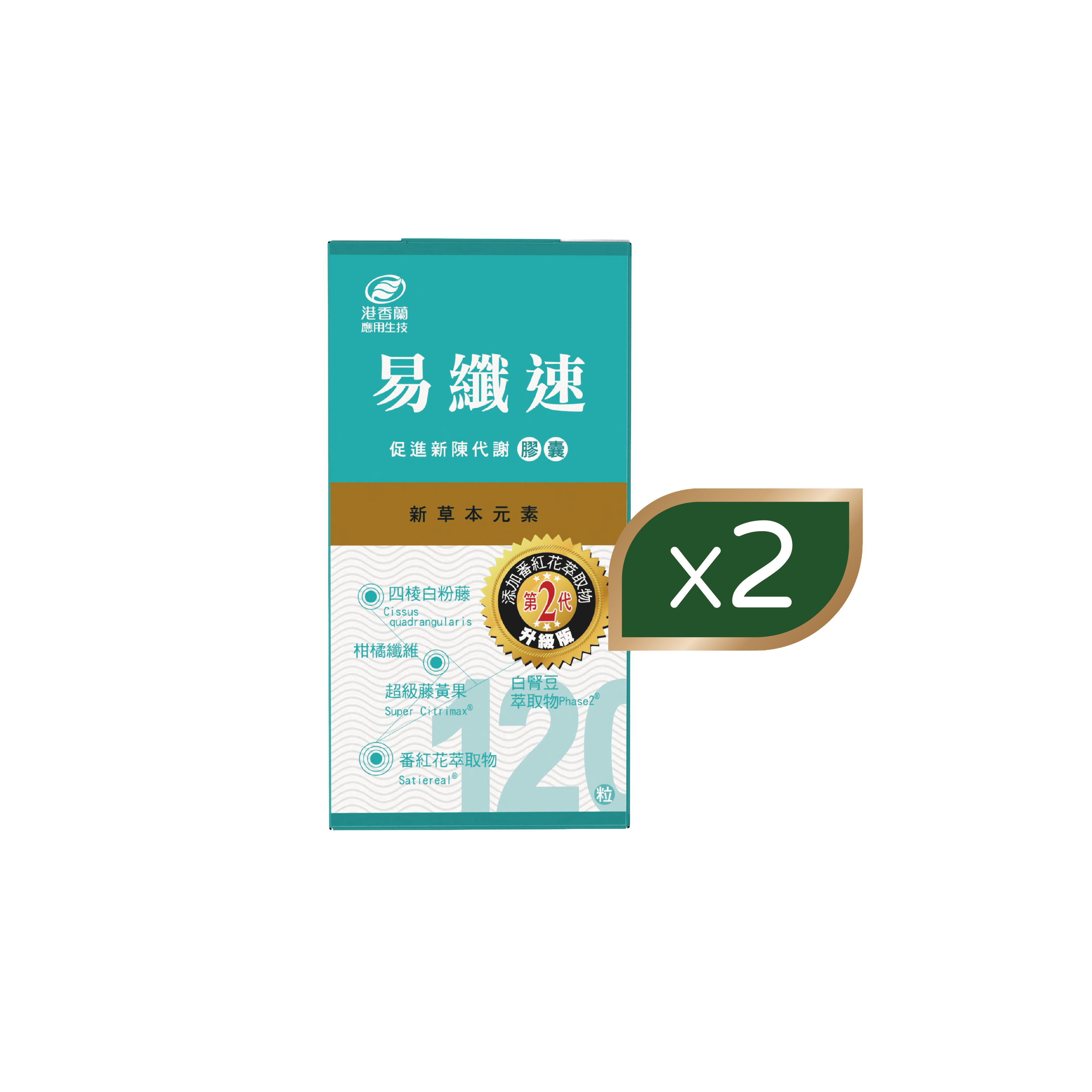 【2入現省 $420】易纖速2入組 $2980