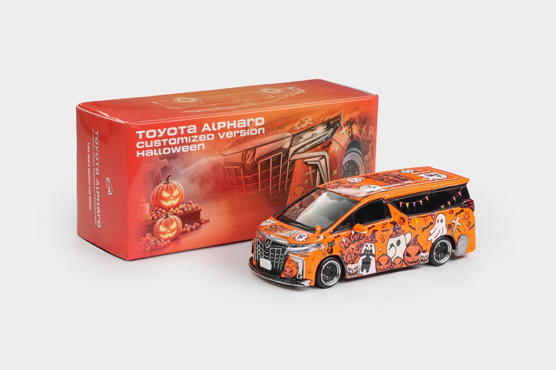 預訂:1/64 Model Model Toyota Alphard Customized Version Halloween (MM64-Alphard-006)