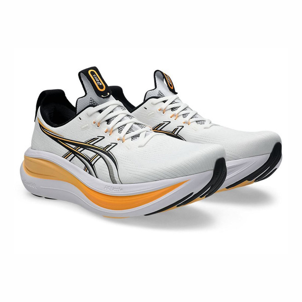 Asics 亞瑟士GEL-Nimbus 28 1011C127-102 男 慢跑鞋 緩衝 曙光系列 跑鞋 白橘