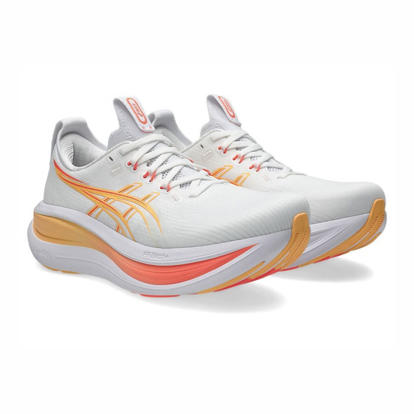 Asics 亞瑟士 GEL-Nimbus 28 1012B899-102 女 慢跑鞋 緩衝 曙光系列 跑鞋 白橘