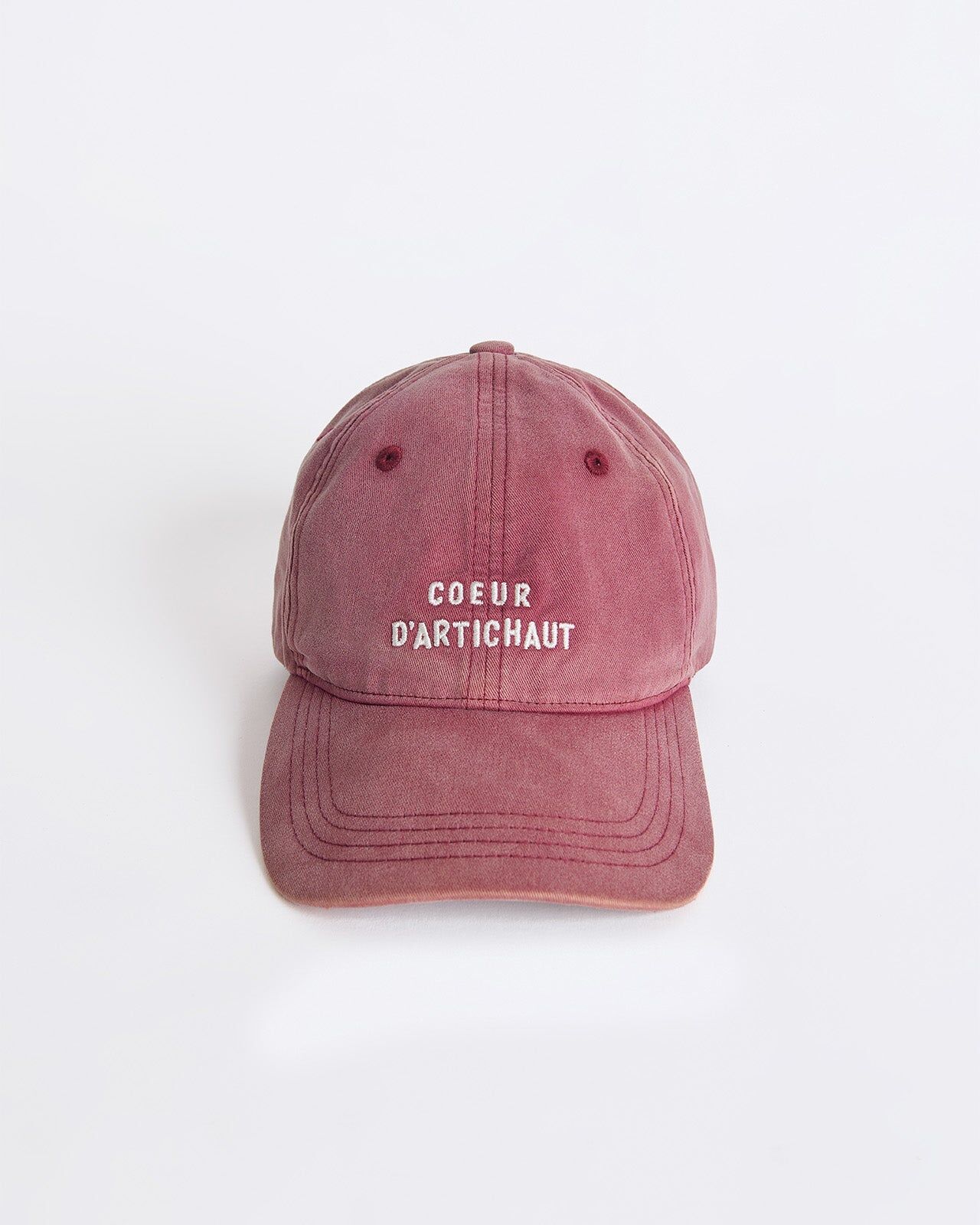 Cœur d'Artichaut Garment Dye Cap — Merlot | émoi émoi
