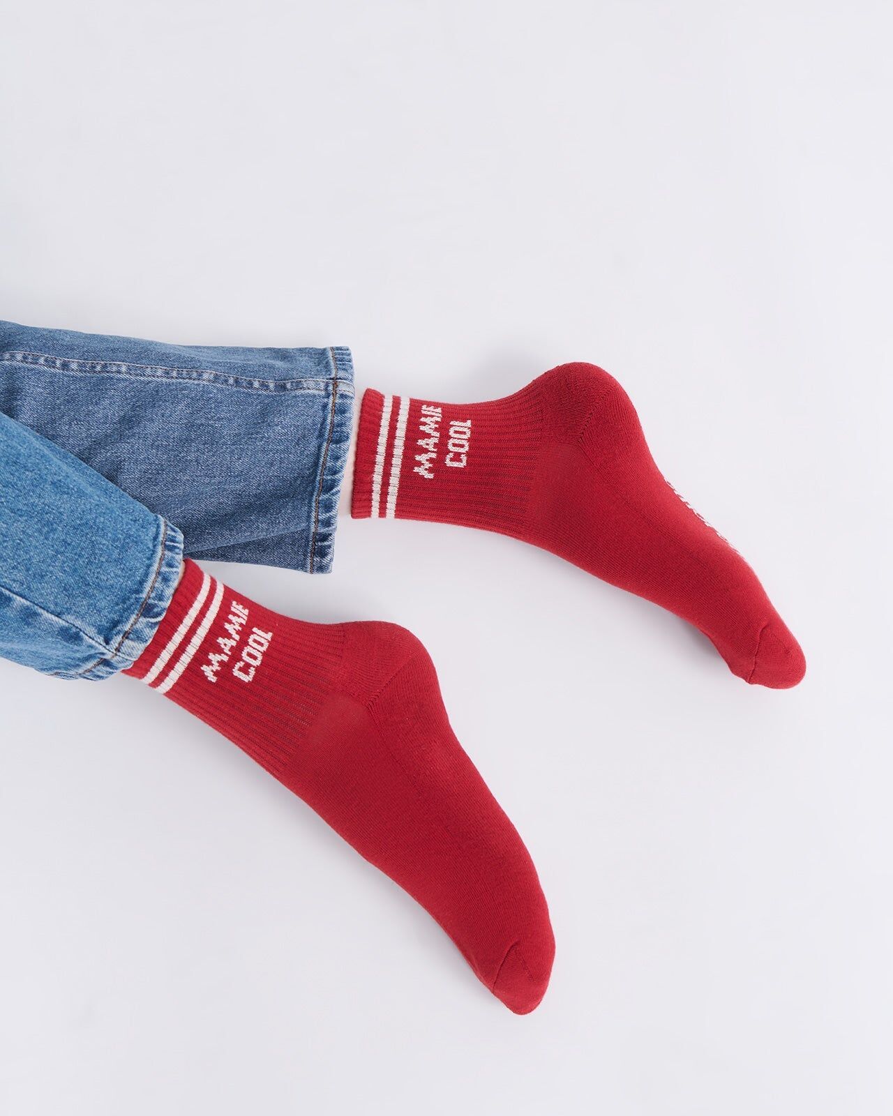 Mamie Cool Socks — Cranberry | émoi émoi