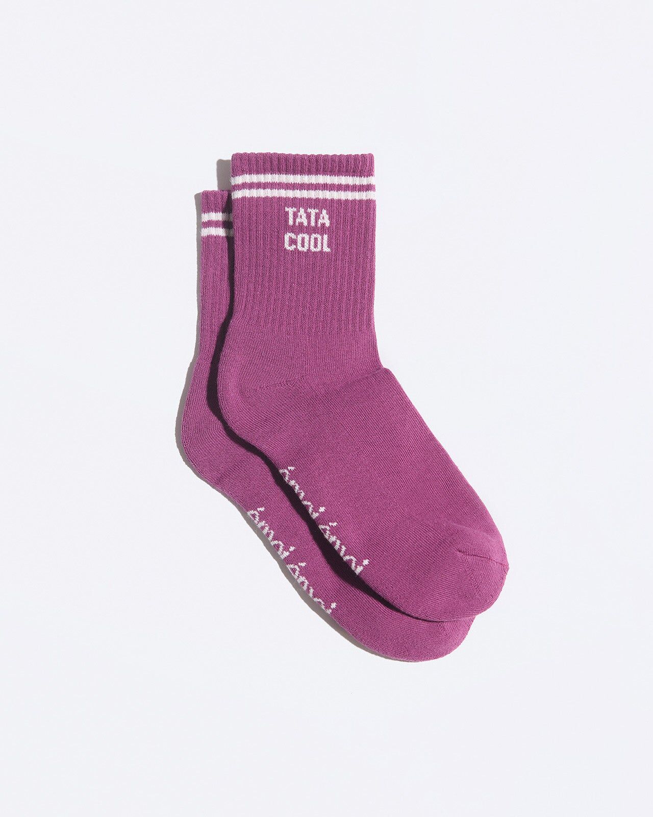 Tata Cool Socks — Plum | émoi émoi