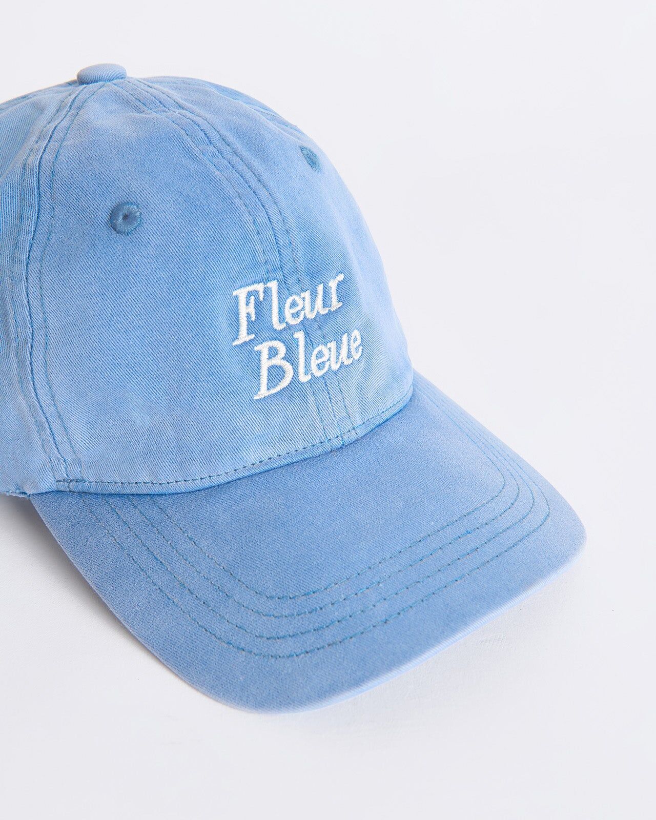 Fleur Bleue Garment Dye Cap | émoi émoi