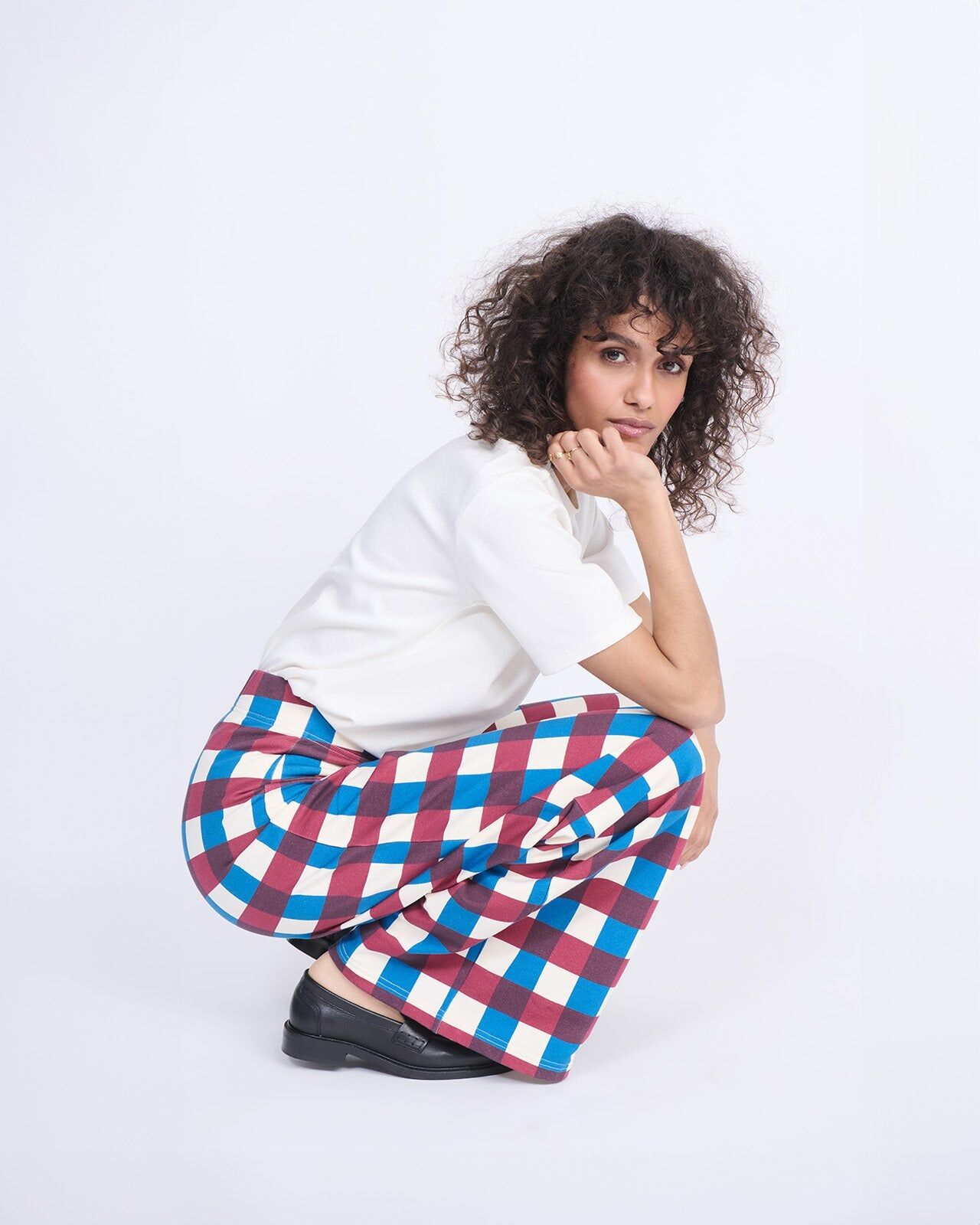 Pauline Organic Cotton Pants — Garden Vichy | émoi émoi