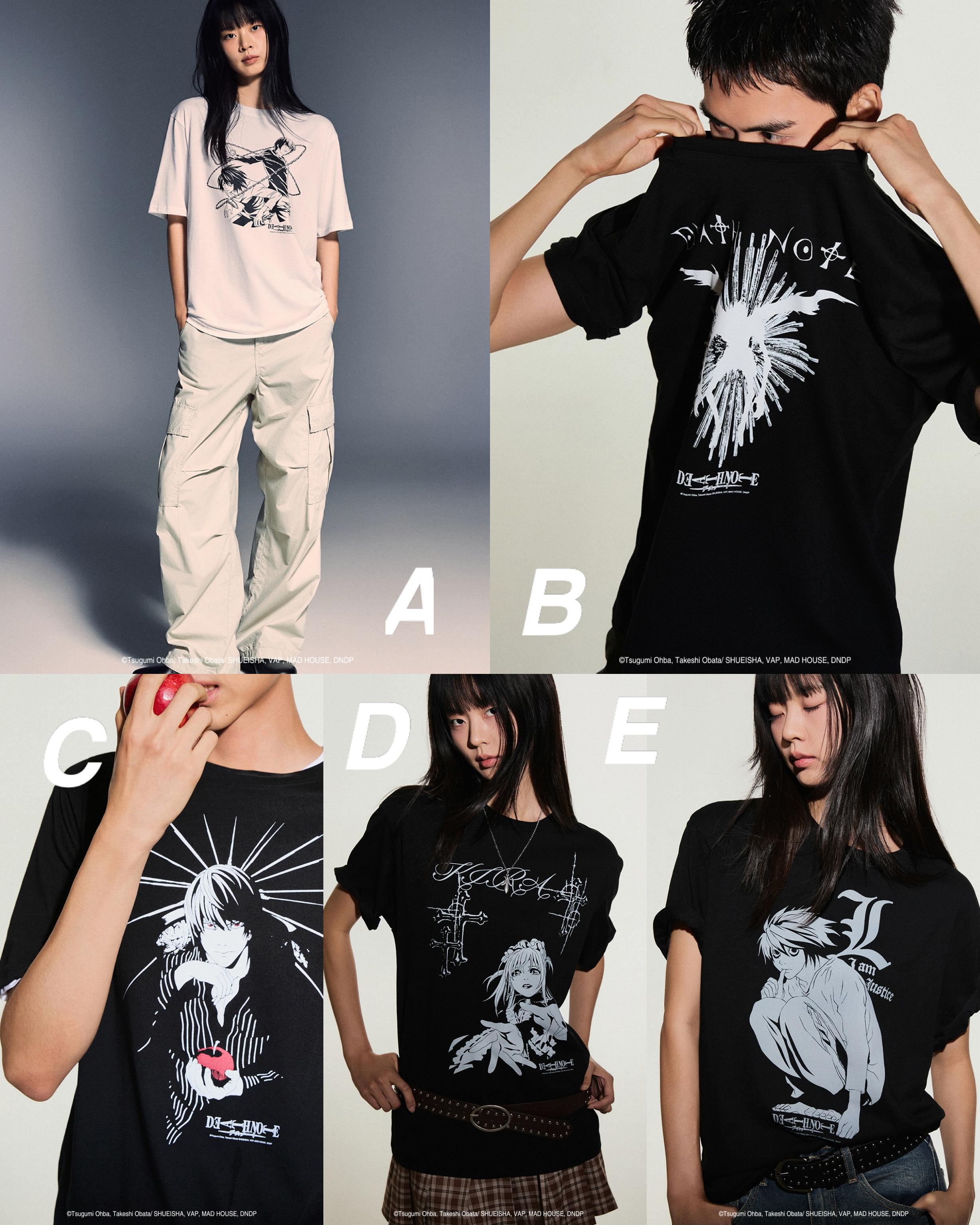 《限時團購優惠》SPAO卡通短袖T-SHIRT death note