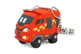 Tiny精品-重機毛绒公仔-消防車