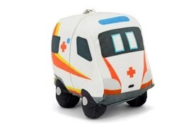 Tiny精品-重機毛绒公仔-救護車
