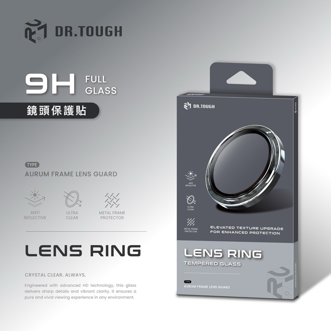 DR.TOUGH 硬博士 iPhone 18系列 三眼鏡頭貼 鋁合金/鈦合金康寧鏡頭保護貼
