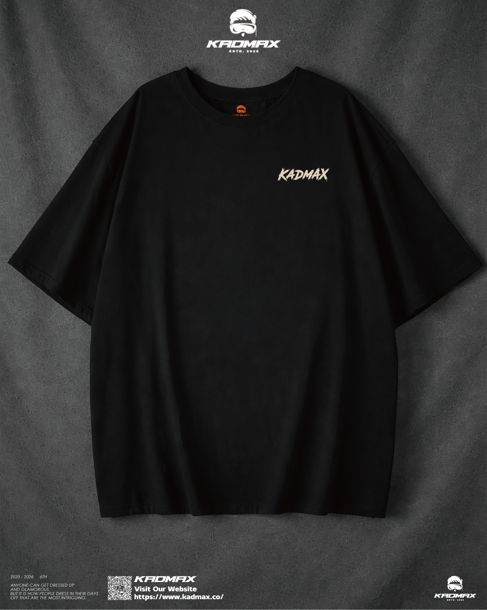 KADMAX大尺碼-黃沙鐵騎短袖TEE〈KMSS2631〉