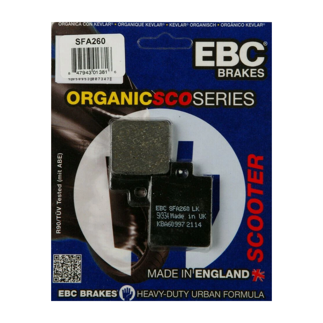 EBC SFA260 Scooter Organic Brake Pads