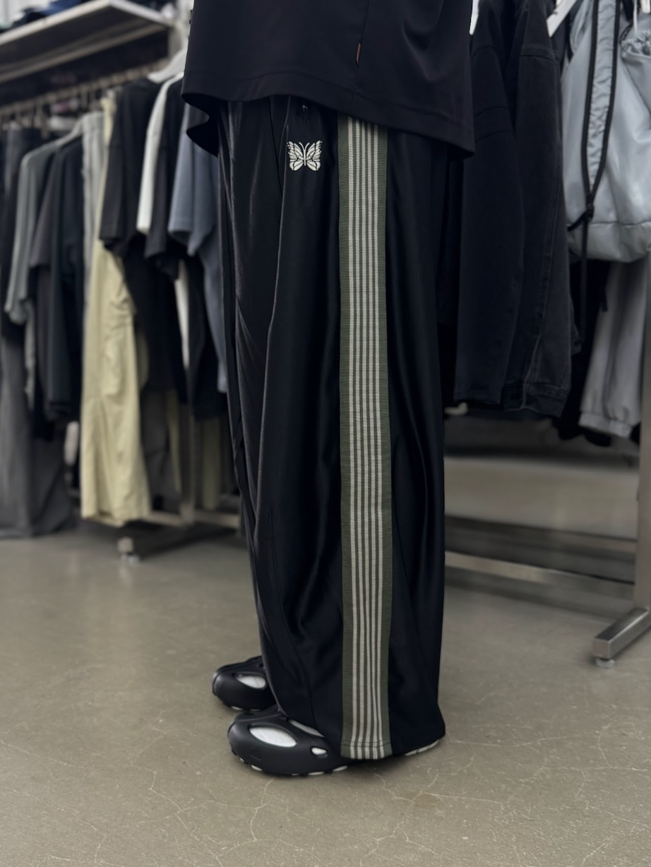 Needles x B'2nd HD Track Pants- Tricot Sateen- Black l SX1577