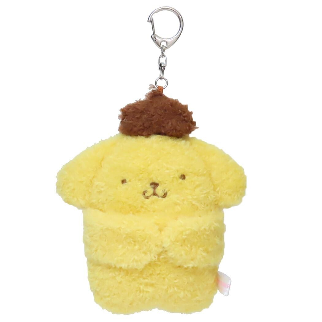 Sanrio Pompompurin Huggable Plush Keychain
