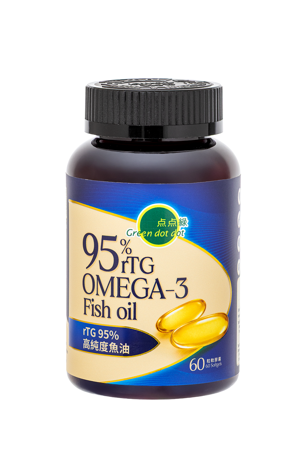 點點綠 rTG 95%高純度魚油 (60粒)