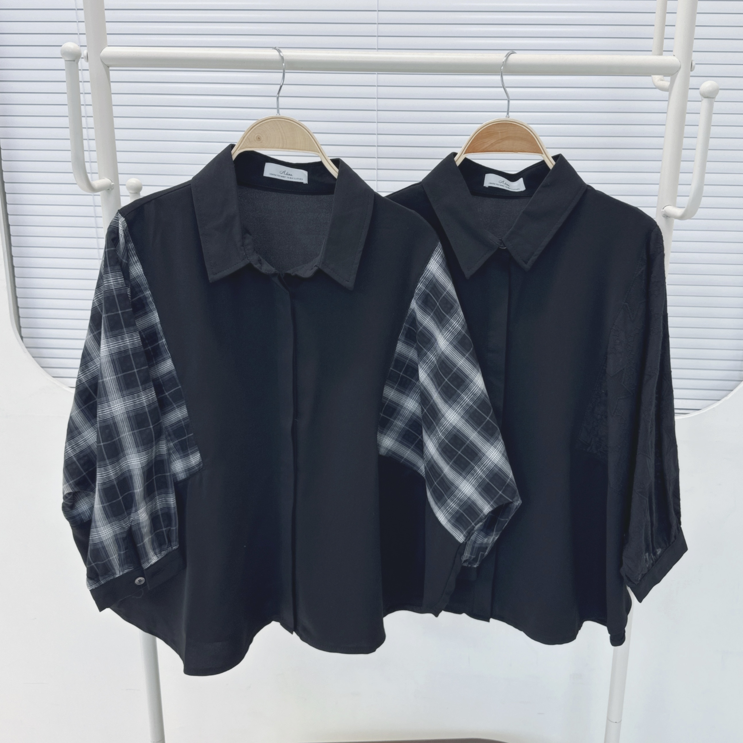 【廠家制】拼布蝙蝠袖恤 (K10-K11)