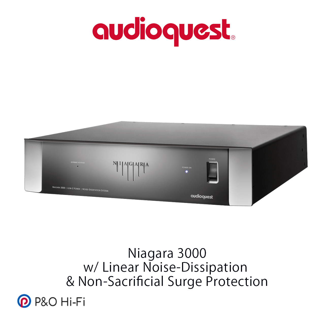 AudioQuest Niagara 3000 w/ Linear Noise-Dissipation & Non-Sacrificial Surge Protection
