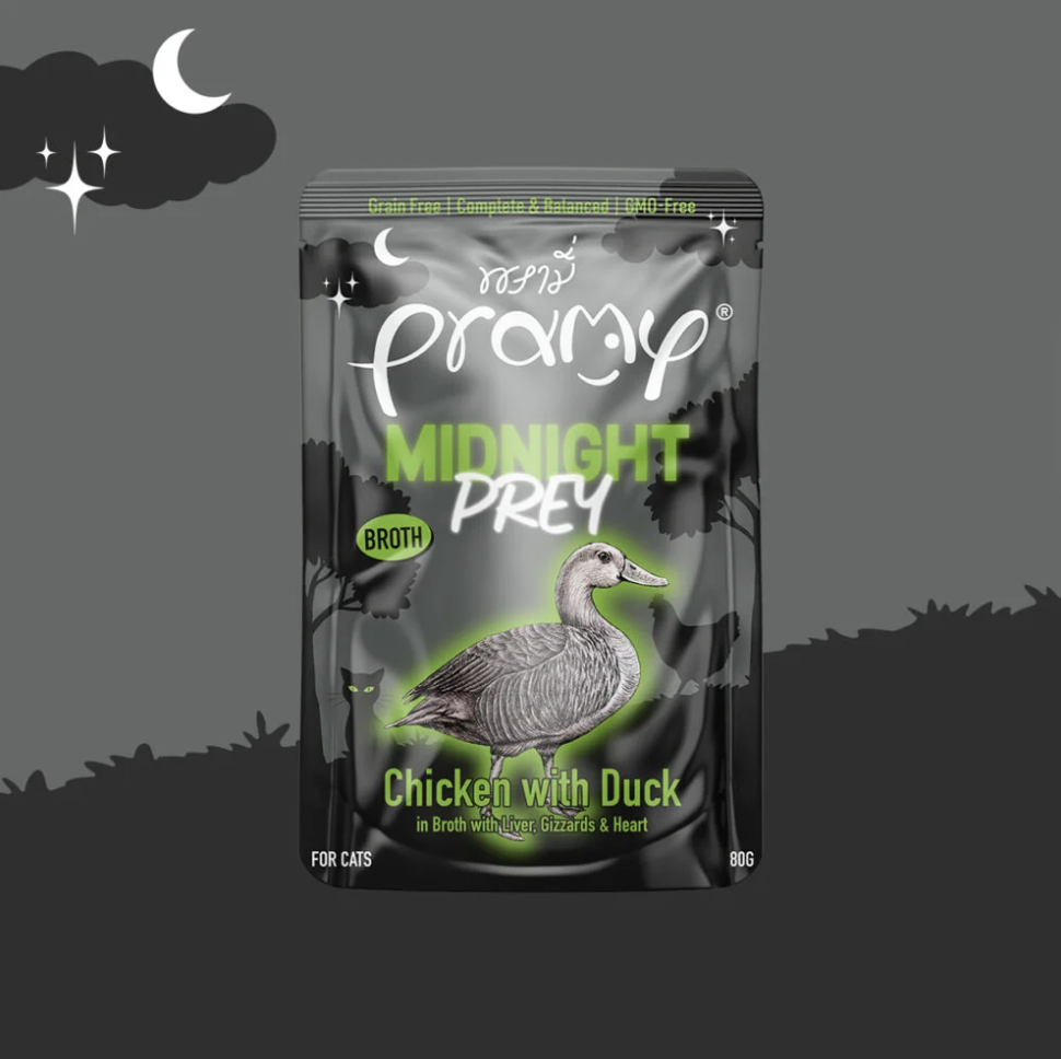 Pramy｜午夜饗宴系列（濃湯）貓主食餐包 80g