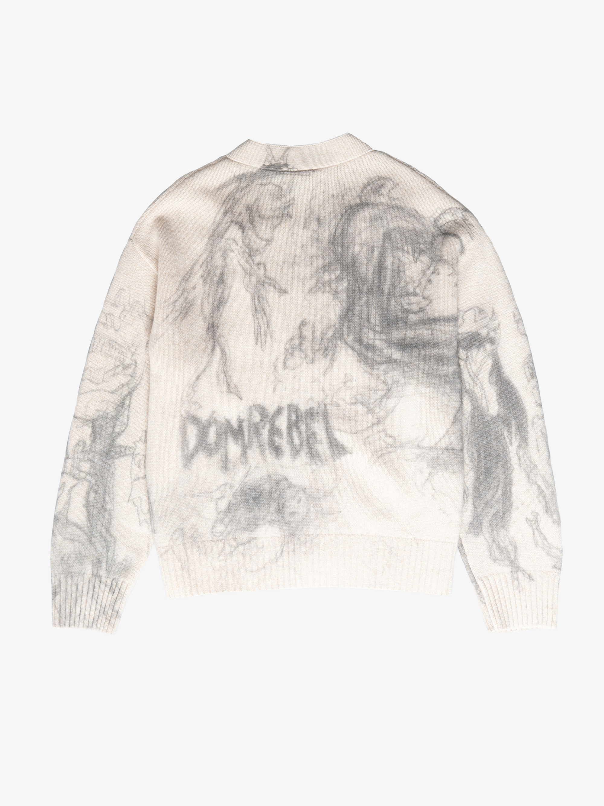 DOMREBEL DRAWING CARDIGAN