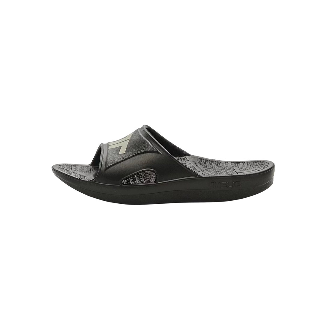Telic 美國 SiliComfy® Recharge 彈力運動拖 (午夜黑色) *30TC20150