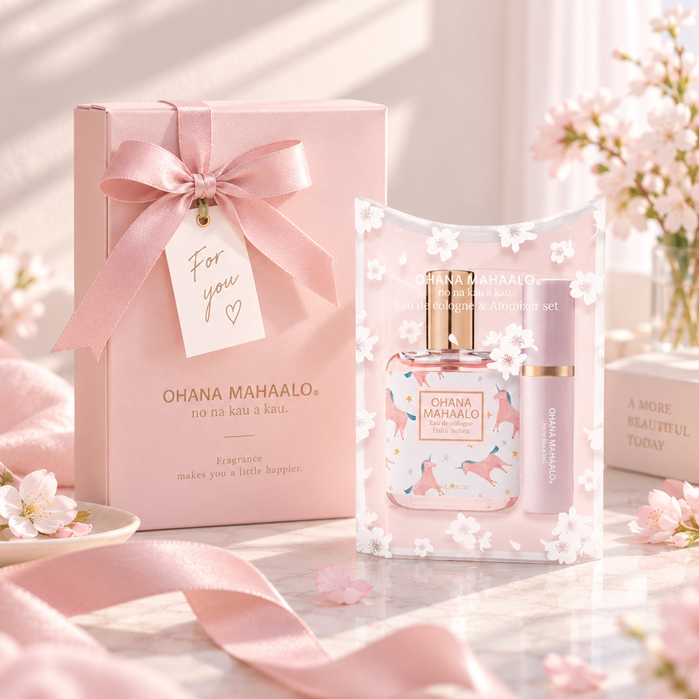 OHANA MAHAALO Eau de Cologne & Original Stomizer Set〈Halia nohea〉