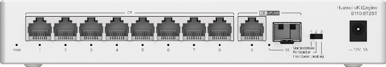 Huawei eKit S110-8T2ST 8埠千兆非網管交換機｜無風扇設計｜Gigabit Switch