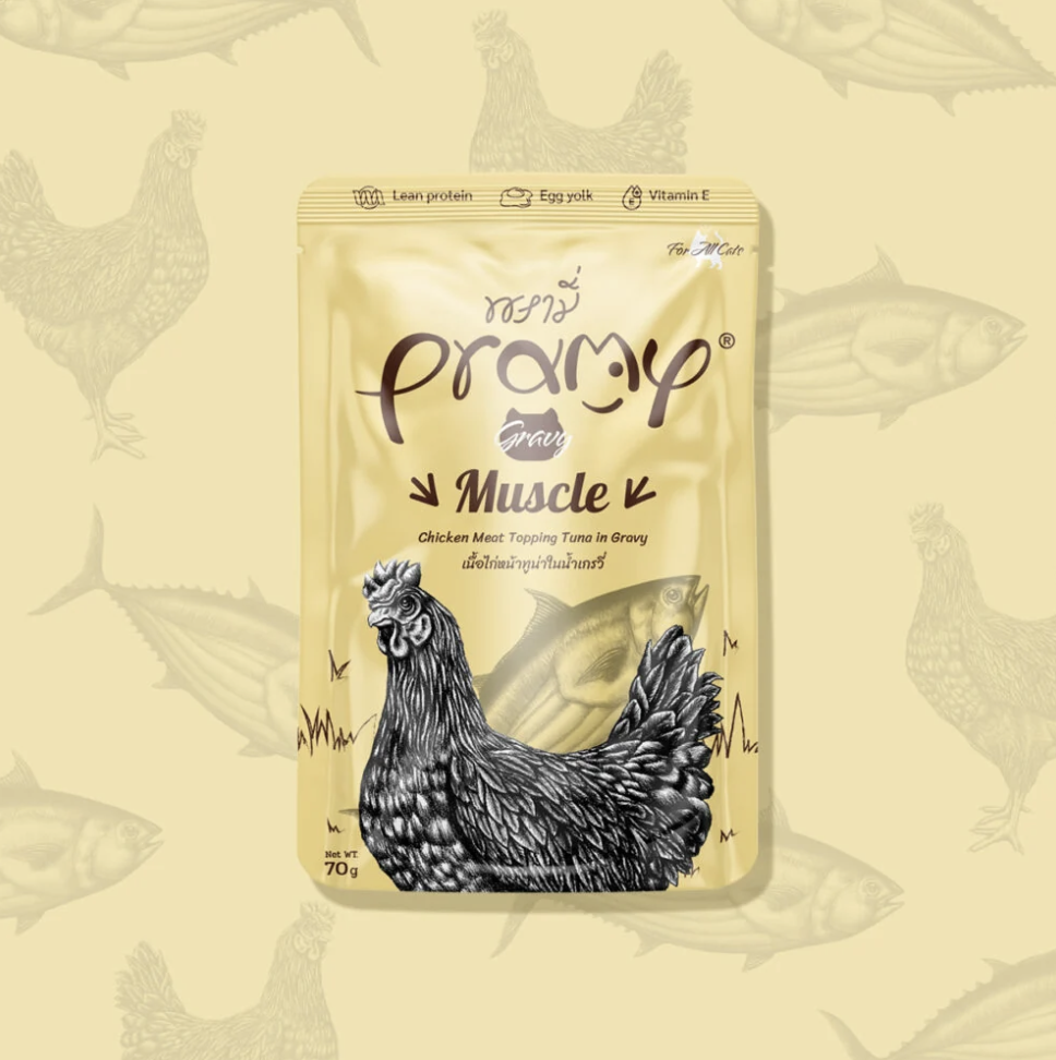 Pramy｜肉汁系列 功能性貓濕包 70g