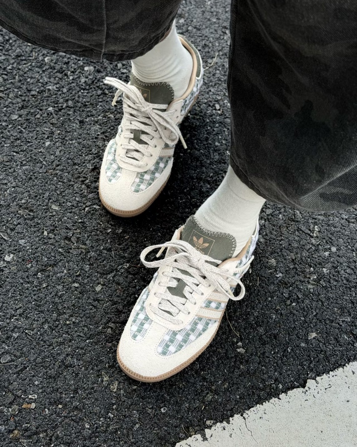 【預購】ADIDAS ORIGINALS SAMBA OG T頭鞋 米綠色 HP3753
