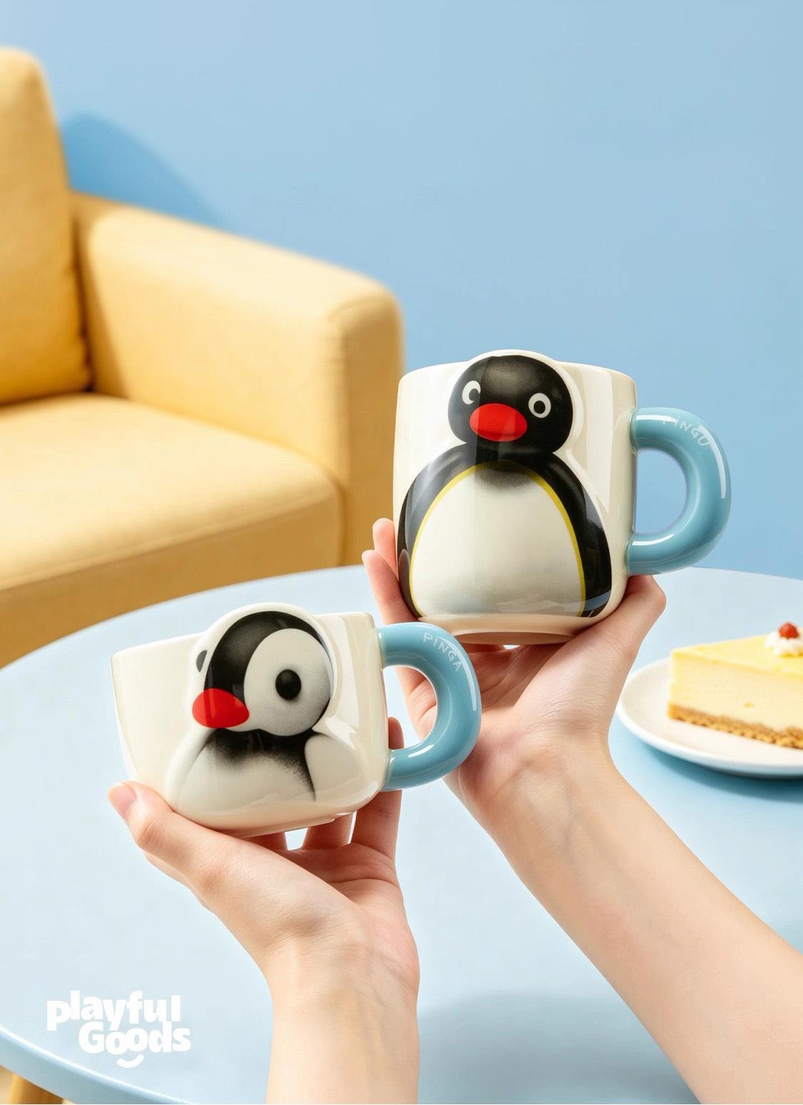 PINGU 企鵝家族 正版授權 馬克杯 陶瓷杯 水杯 / 現貨