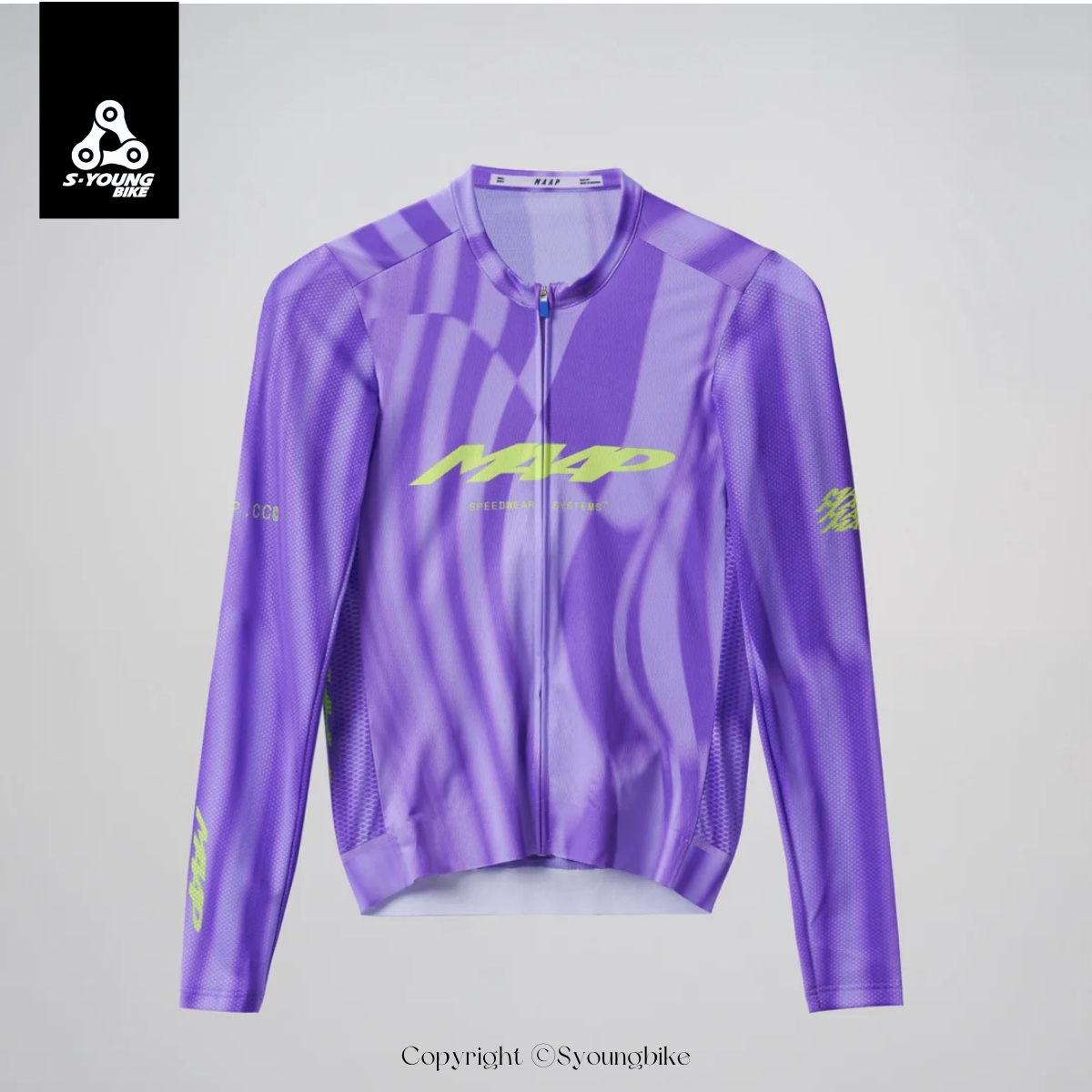 【MAAP】Pro Air LS Jersey 3.0 男性長袖車衣  /  HALO PURPLE FLUX