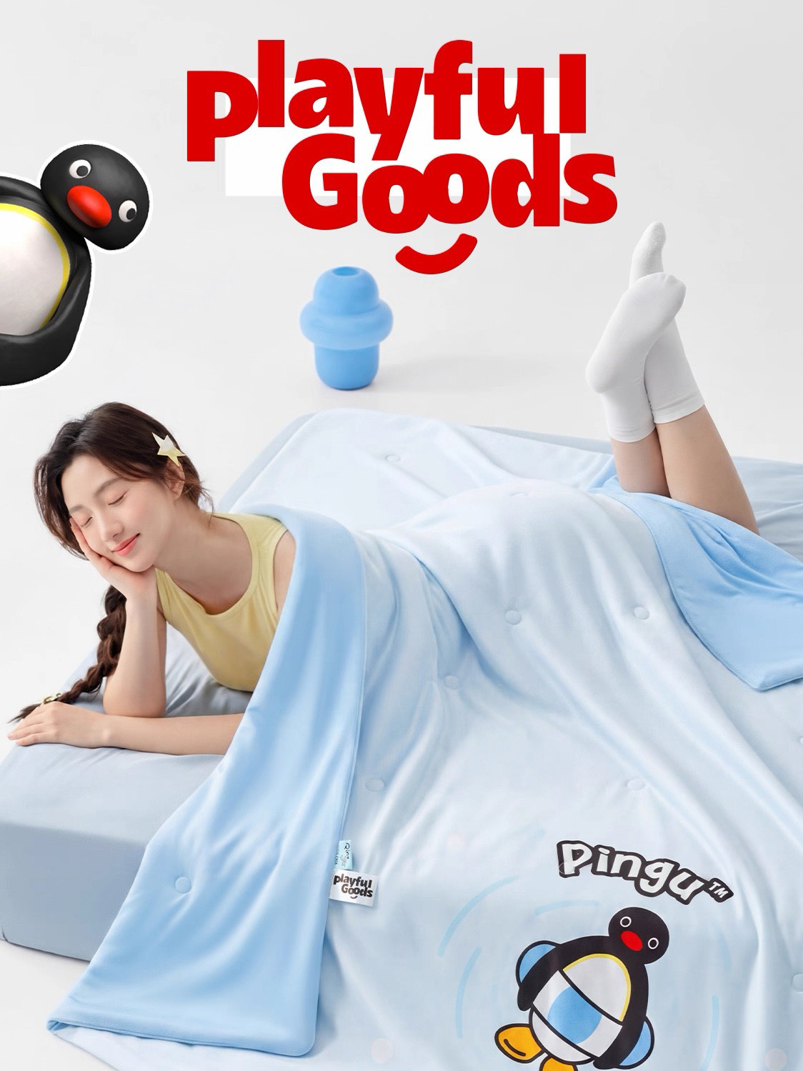 PINGU 企鵝家族 正版授權 涼被 被子 棉被 / 現貨