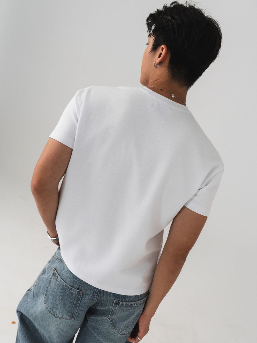 RAGLAN CURVED-SEAM FITTED TEE / OST-14