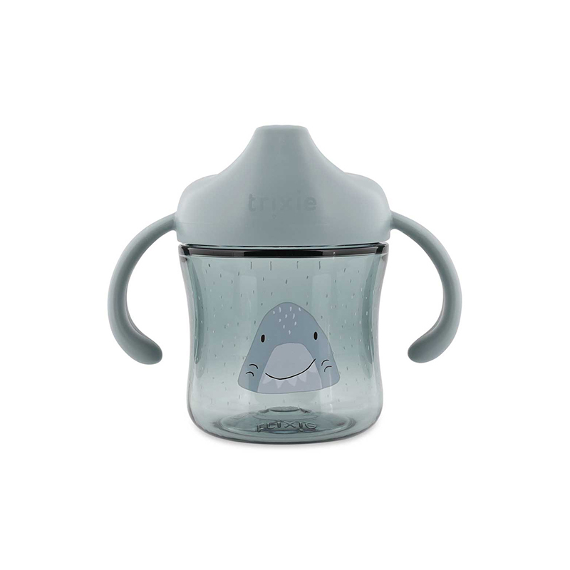 trixie 動物造型雙耳學習水杯-嘟嘟鯊魚