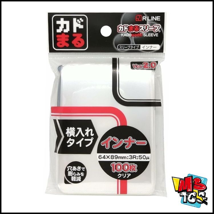 KADOMARU Sleeves 100 - Inner Clear (Side Load) - 64 x 89 mm Ver.2 - 010334