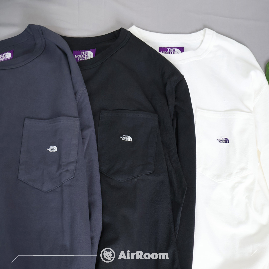 2026AW THE NORTH FACE Purple Label 紫標 8oz Field Long Sleeve Pocket Tee 口袋T LOGO 重磅 口袋 長袖 長T 現貨 N25FT063
