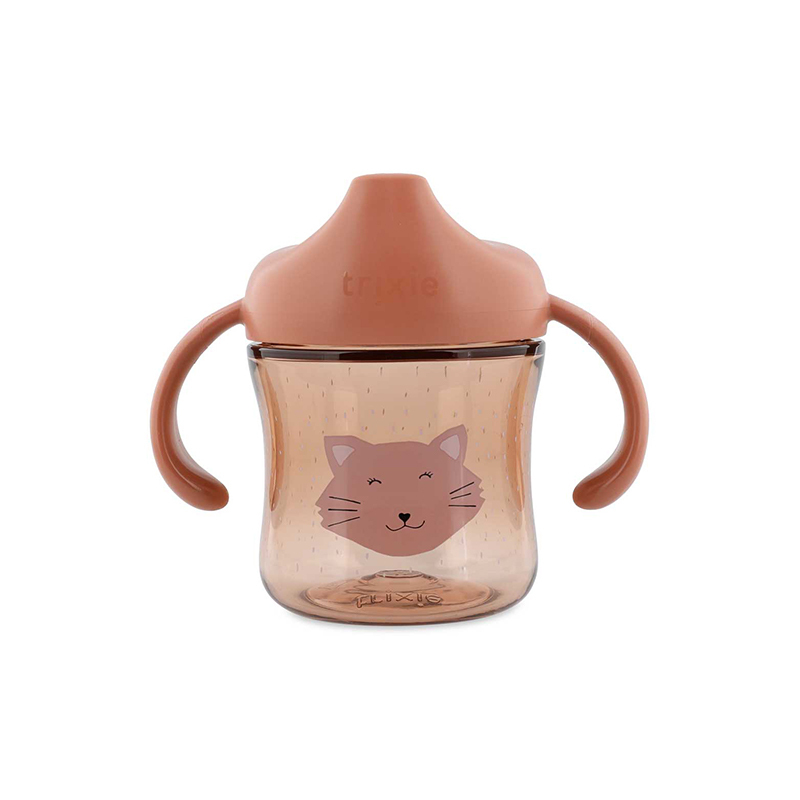 trixie 動物造型雙耳學習水杯-甜笑貓咪