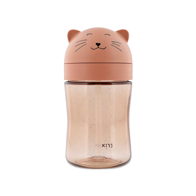 trixie 動物造型成長吸管杯-甜笑貓咪