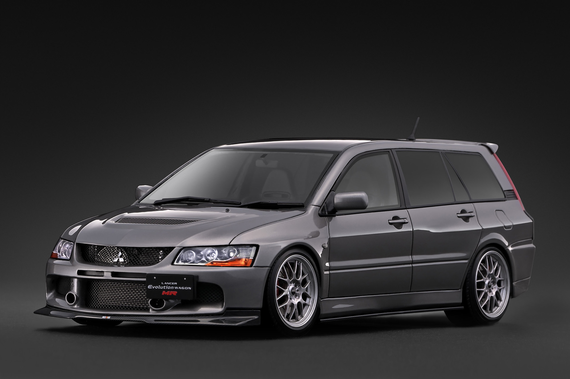 預訂 (訂金$300) (預訂價$2214) :1/18 IG Mitsubishi Lancer Evolution Wagon MR (CT9W) Gun Metallic (IG4253)
