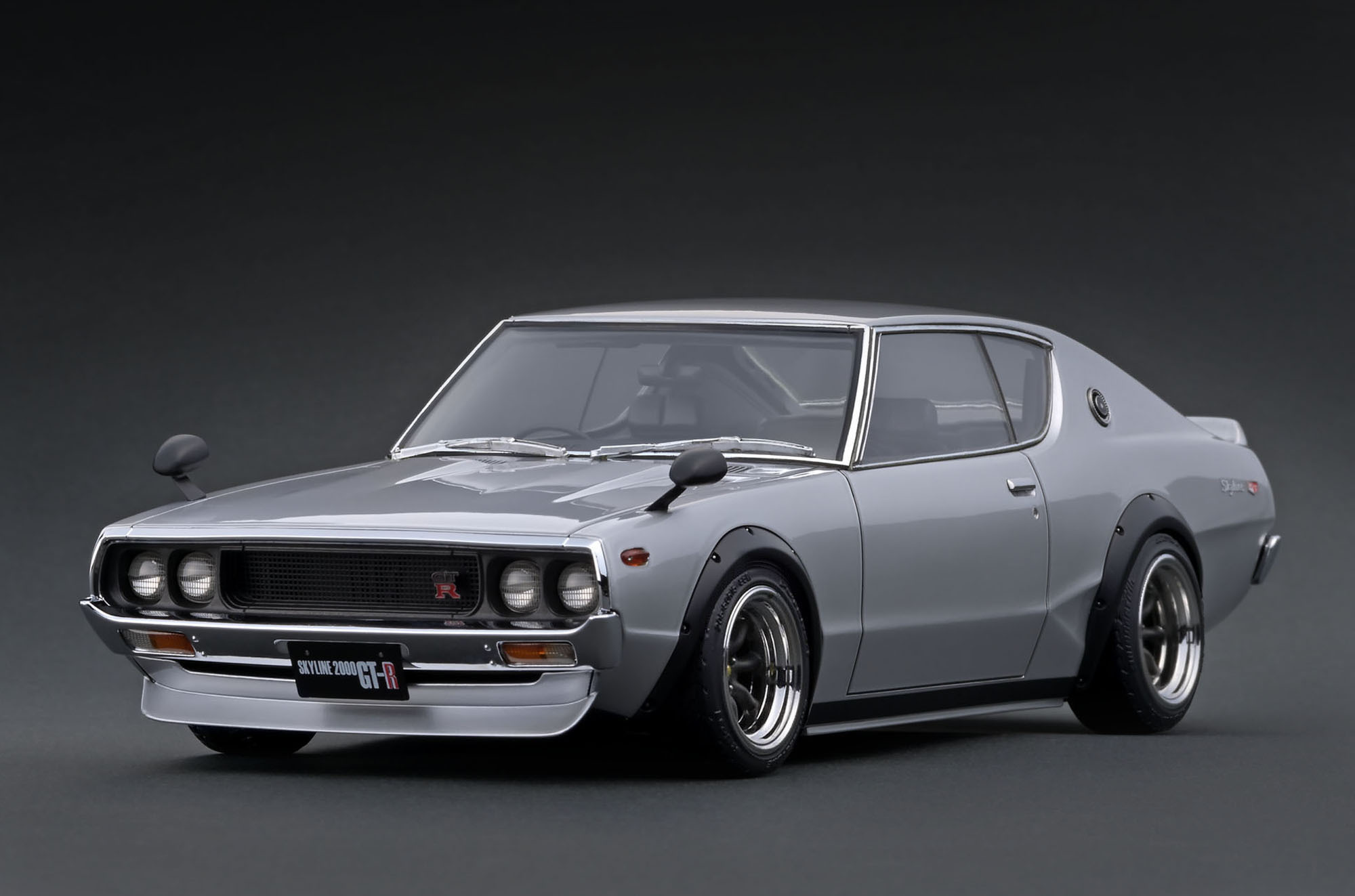 預訂 (訂金$300) (預訂價$2214) :1/18 IG Nissan Skyline 2000 GT-R (KPGC110) Silver (IG4255)