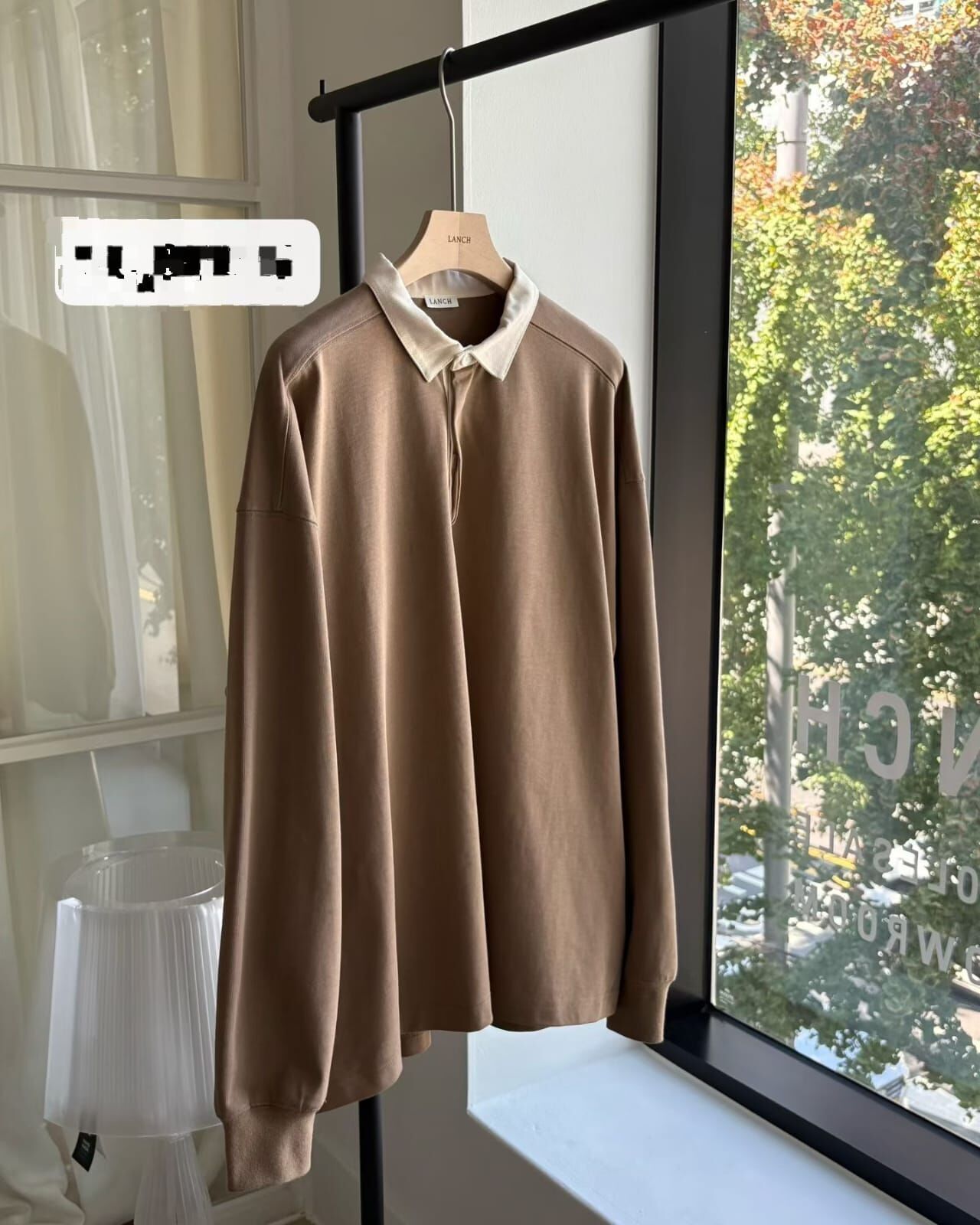 PE6025 拼接領衛衣 *特價貨品不設退換*