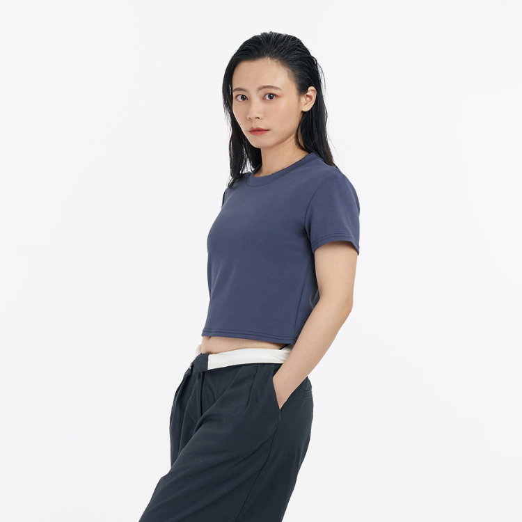 Tumaz CloudSoft Female Tee （Mineral Blue ）